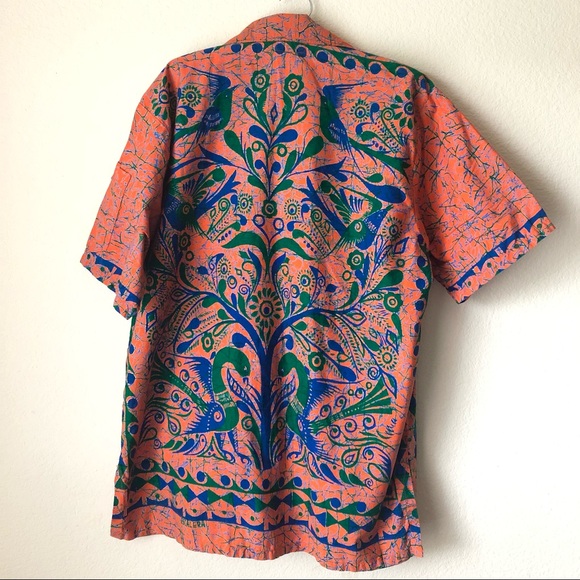 Vintage Men’s Button Down Shirt Short Sleeve XL - Picture 4 of 7